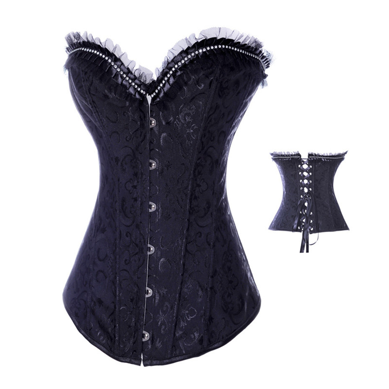Boning Corset Steel - Nieuwe Strass Corset Volledige Stalen Bondage