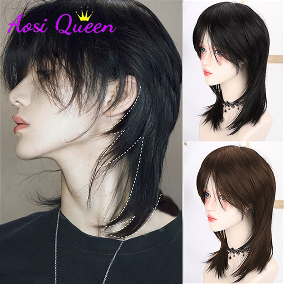Wig Fiber Net - AS Pruik Dames Kort Haar Zwart