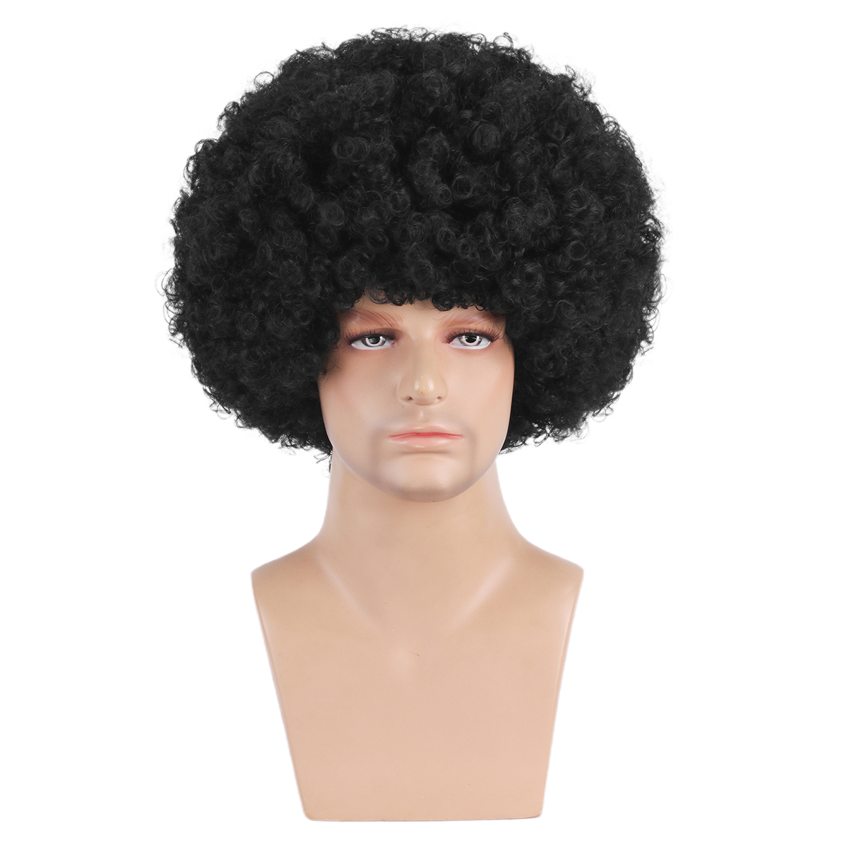 12 inch korte krullenkop hipho - Wig Fiber Net recensie en prijs