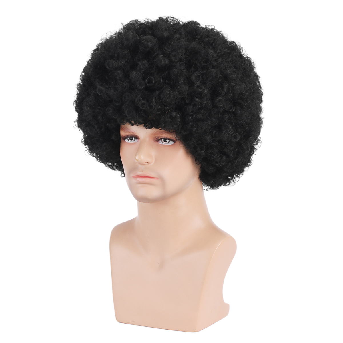 12 inch korte krullenkop hipho - Wig Fiber Net recensie en prijs