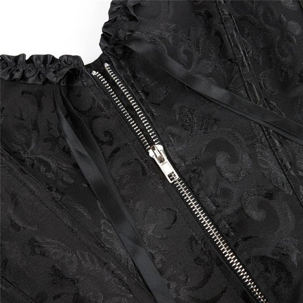 Rits-jacquard onderbuste corse - Boning Corset Steel recensie en prijs
