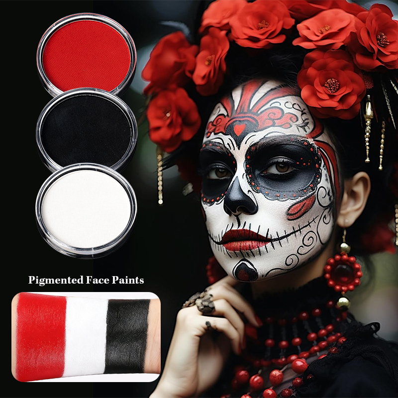 3-delige zwart-wit-rode waterg - Cosplay Prop Paint recensie en prijs