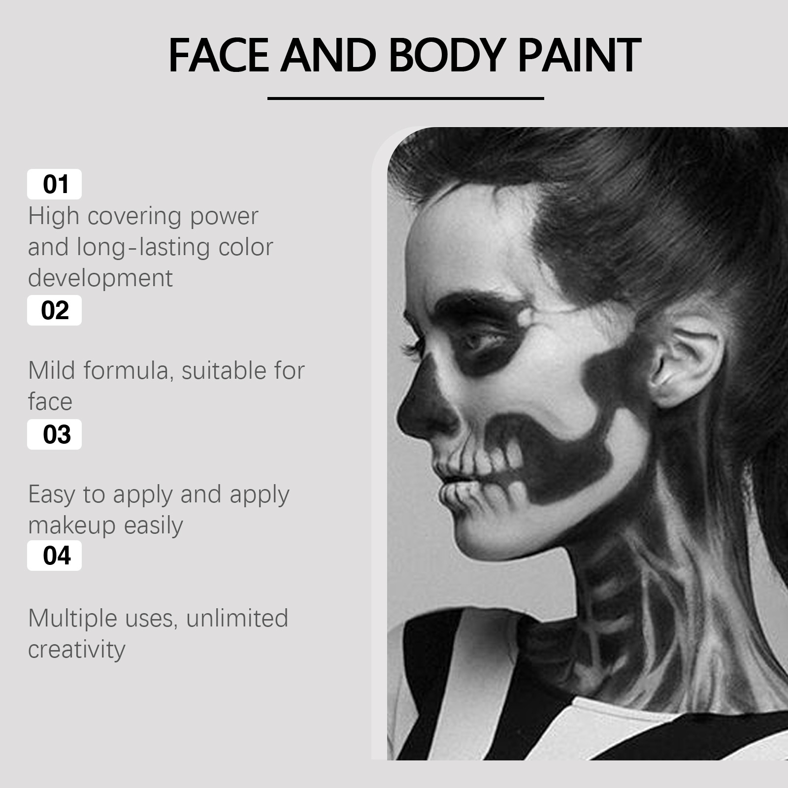 Halloween Face Painting Kit, s - Cosplay Prop Paint recensie en prijs
