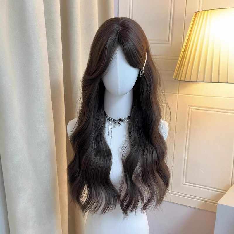 Bruine zwarte pruik Vrouwelijk - Wig Fiber Net recensie en prijs