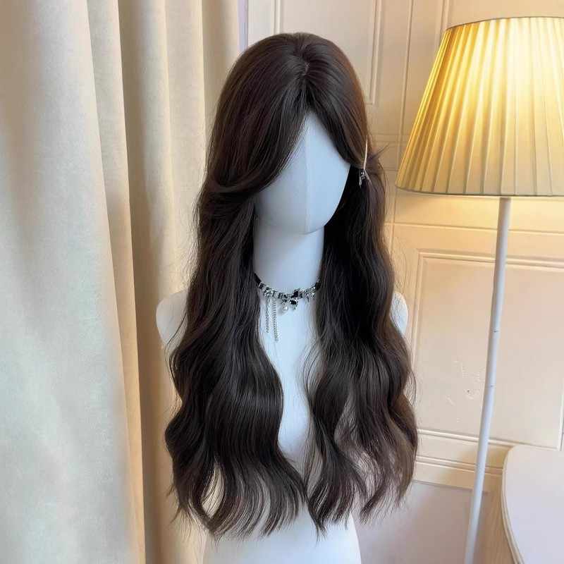 Bruine zwarte pruik Vrouwelijk - Wig Fiber Net recensie en prijs
