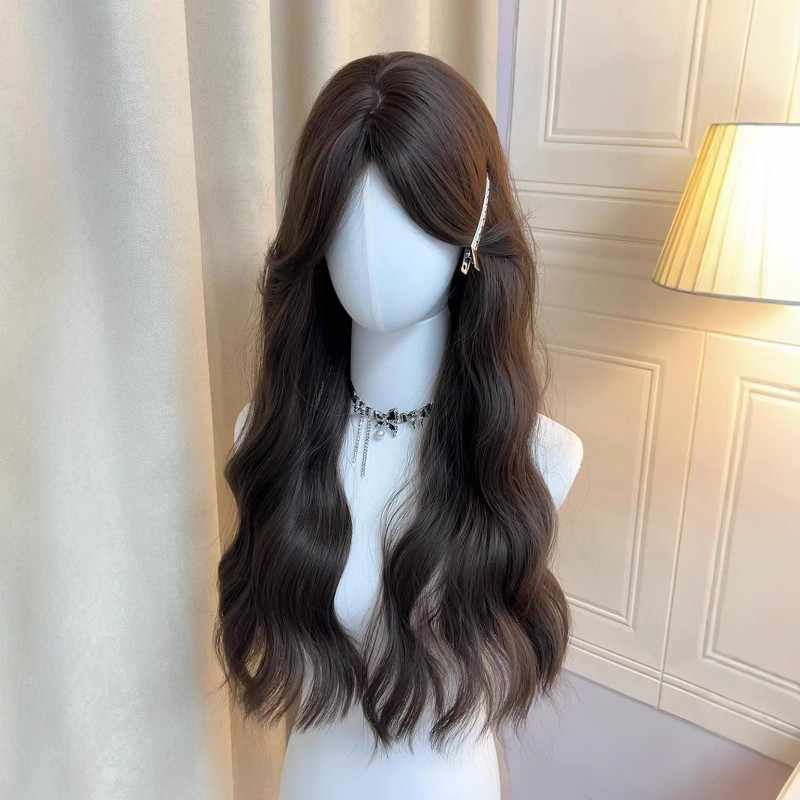 Bruine zwarte pruik Vrouwelijk - Wig Fiber Net recensie en prijs